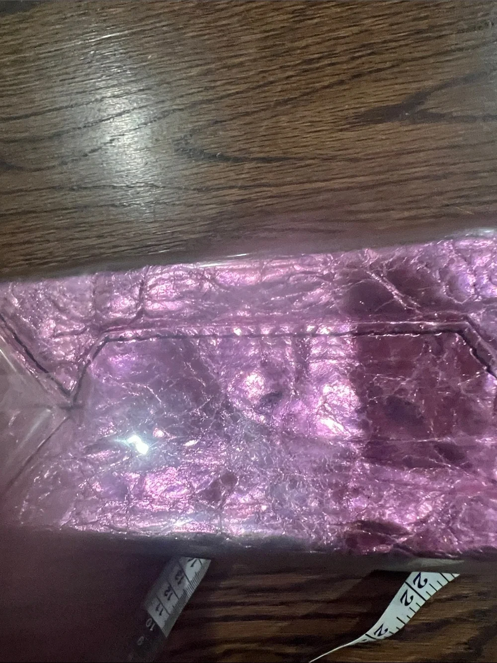 Marc Jacobs Metallic Pink Foil Pouch